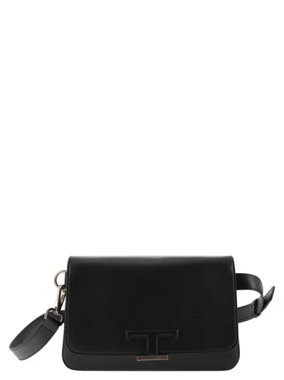 Tod's Men T Timeless Leather Mini Bum Bag In Black