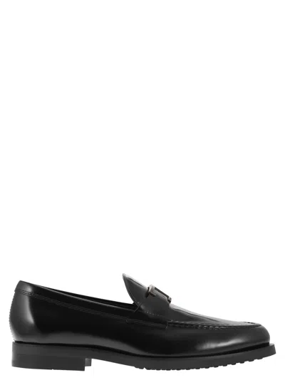 Tod's Men Timeless Leather Loafer T In Black