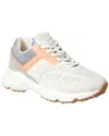 Tod's Mesh & Suede Sneaker In Gray