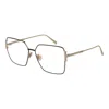 Tod's Black Metal Glasses (frames) In Gold