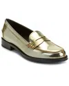TOD'S TOD’S METALLIC LEATHER PENNY LOAFER