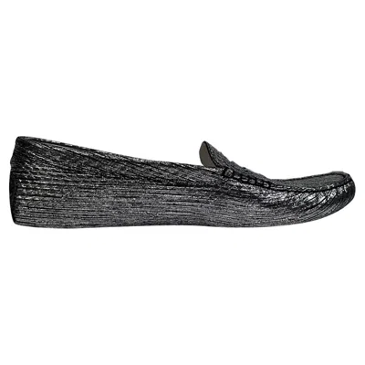 Tod's Metallic-accent Loafers In Silver Leather In Multi