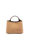 Tod's Micro Bag In Leather In Neutral