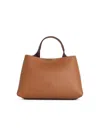 Tod's Micro Bag In Natural Brown Lear In Brown