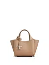 Tod's Micro Leather With Removable Shoulder Strap Bags In Neutral