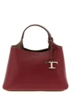 Tod's Leather Micro Handbag In Red
