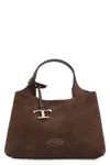 Tod's Micro Leather Tote Bag In Brown