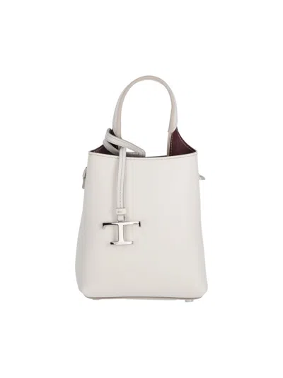 Tod's Micro Logo Bag - White