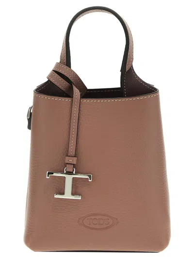 Tod's 'micro ' Handbag In Brown