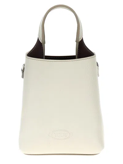 Tod's Micro Tods Handbag In White