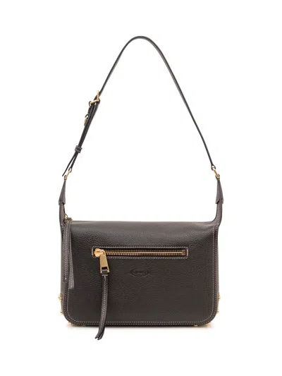 Tod's Tod`s  Mini Gmt Shoulder Handbag In Nero