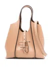 Tod's Trimmed Texture Tote Handles In Brown