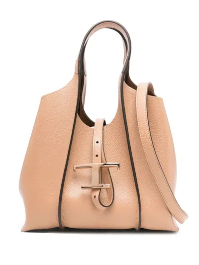 TOD'S TOD'S MINI LEATHER SHOPPING BAG