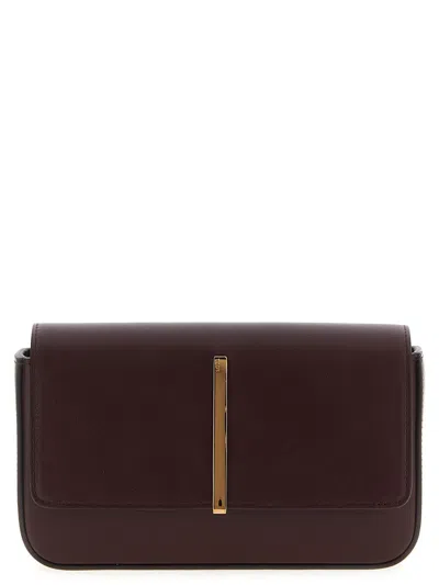 Tod's Mini Leather Shoulder Strap In Brown