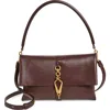 Tod's Mini Flap Leather Shoulder Bag In Kraft Chiaro