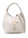 Tod's Mini T Timeless Grained Leather Shoulder Bags