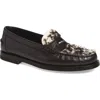 Tod's Mixed Media Loafer In Brown