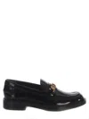 Tod's Leather Loafers Gold-tone Hardware In Black