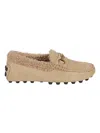 Tod's Moccasin-style Suede Flat Shoes