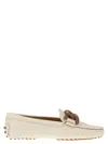 TOD'S TOD'S MOCCASIN WITH LEATHER CHAIN