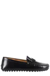 Tod's 10mm Gommino Leather Loafers In Black