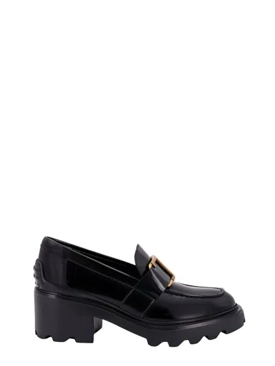 Tod's Flat Shoes In Black