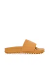 Tod's Monogram Logo Slide Sandals For Men In Yellow