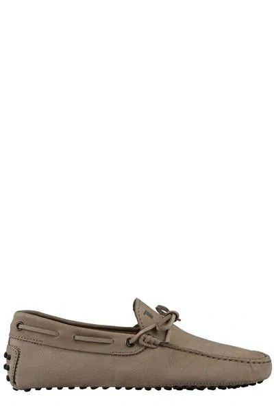 Tod's Mud Suede Loafers