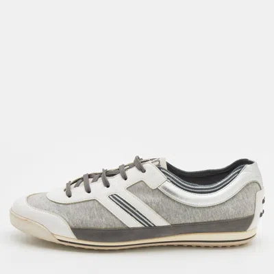 Tod's Multicolor Fabric/leather And Suede Low Top Sneakers