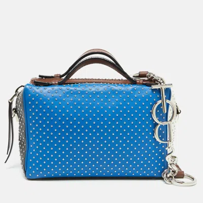 Tod's Multicolor Leather Gommino Studded Bowling Bag