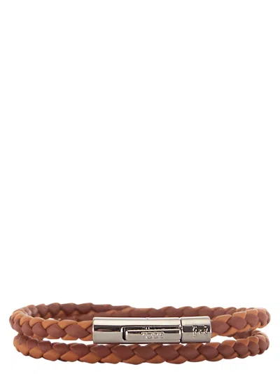 TOD'S TOD'S MY COLORS 2 TURN LEATHER BRACELET