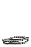 Tod's Men Mycolors 2-turn Leather Bracelet In Multi
