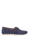 Tod's Classic Blue Calfskin Loafer In Blue