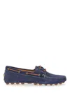 Tod's Classic Blue Calfskin Loafer In Blue