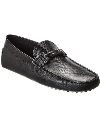 Tod's New Gommini Leather Loafer In Black