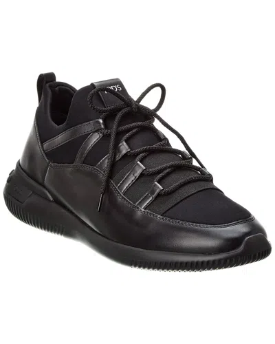 Tod's Nuovo Neoprene & Leather Sneaker In Black