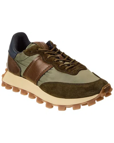 TOD'S TOD’S NYLON & LEATHER SNEAKER