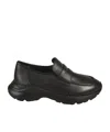 Tod's Sporty Penny-strap Leather Loafers In Black