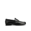 Tod's Tod Penny Leather Loafers In Black