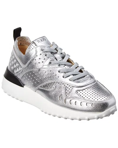 Tod's Perforated Leather Lace-up Sneaker In B002