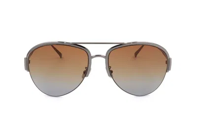 Tod's Pilot Frame Sunglasses In Black