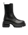 Tod's Platform Ankle Boots In Black