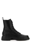 Tod's Platform Combat Boots With Lace-up Design In Black