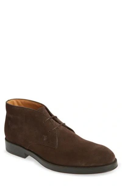 Tod's Polacco Gomma Chukka Boot In Brown