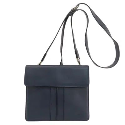 Pre-owned Tod's Pvc Shoulder Bag () In Blue