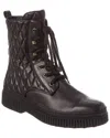 Tod's Quilted Leather Boot In Black