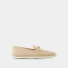 Tod's Rafia Loafer In Beige
