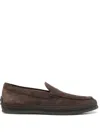 Tod's Rafia Moccasins In Brown