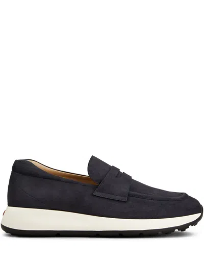 Tod's Sporty Loafers In Suede In Blue