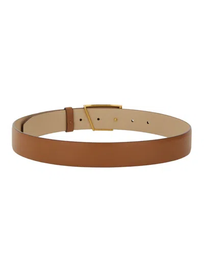 Tod's Reversible Calfskin Belt In Brown